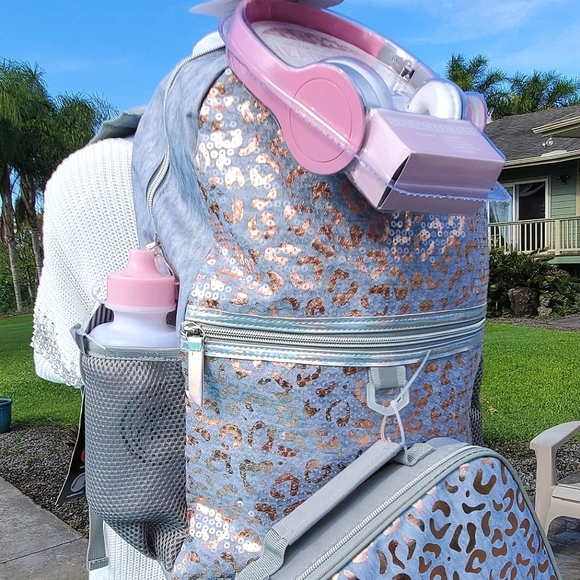 NWT L2D 5PC BACKPACK SET Glitter Sequin - Picture 17 of 17